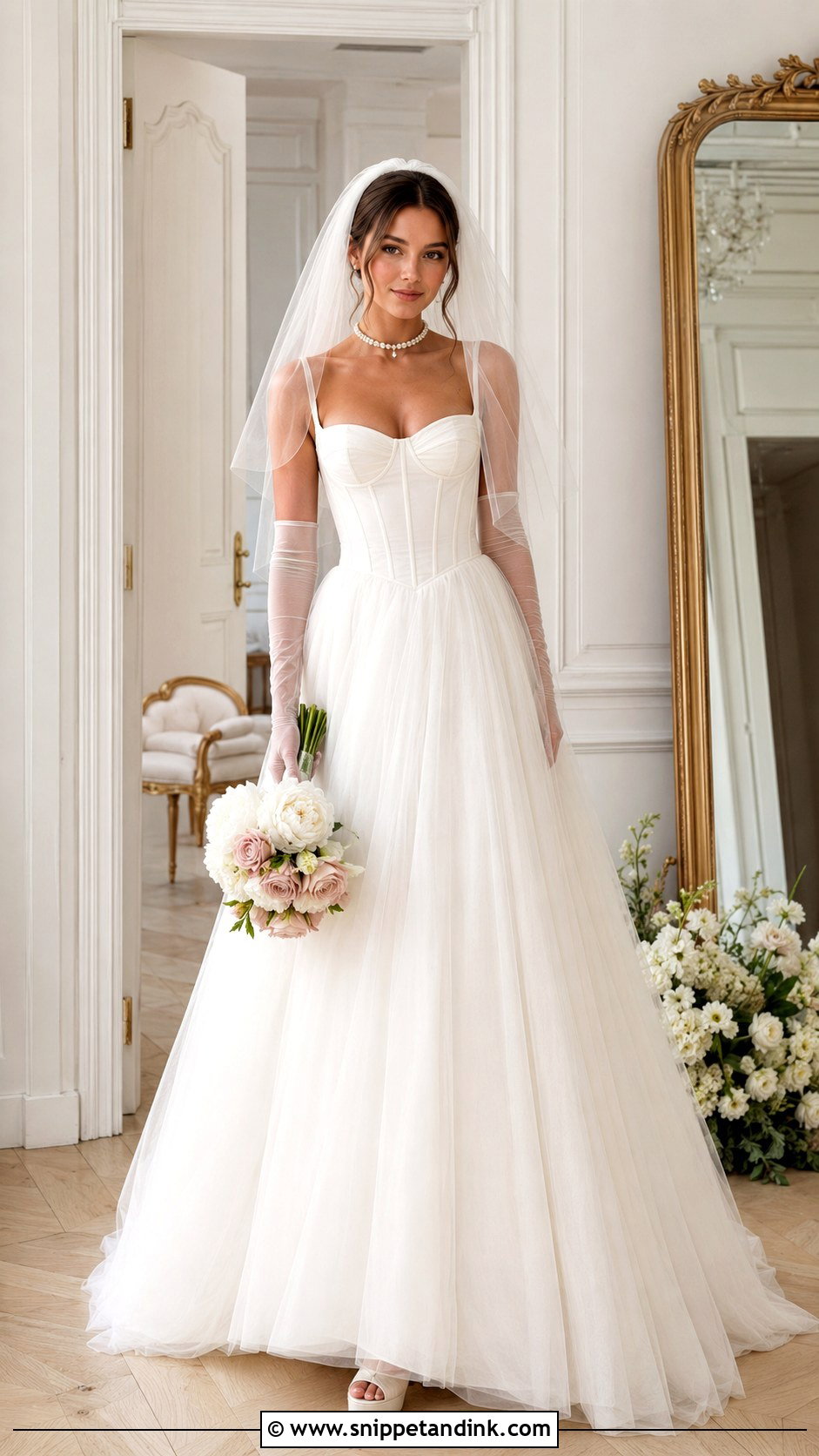 Lana Wedding Dress With Corset Bodice - Snippet and Ink - 20 Lana Wedding Dress Ideas