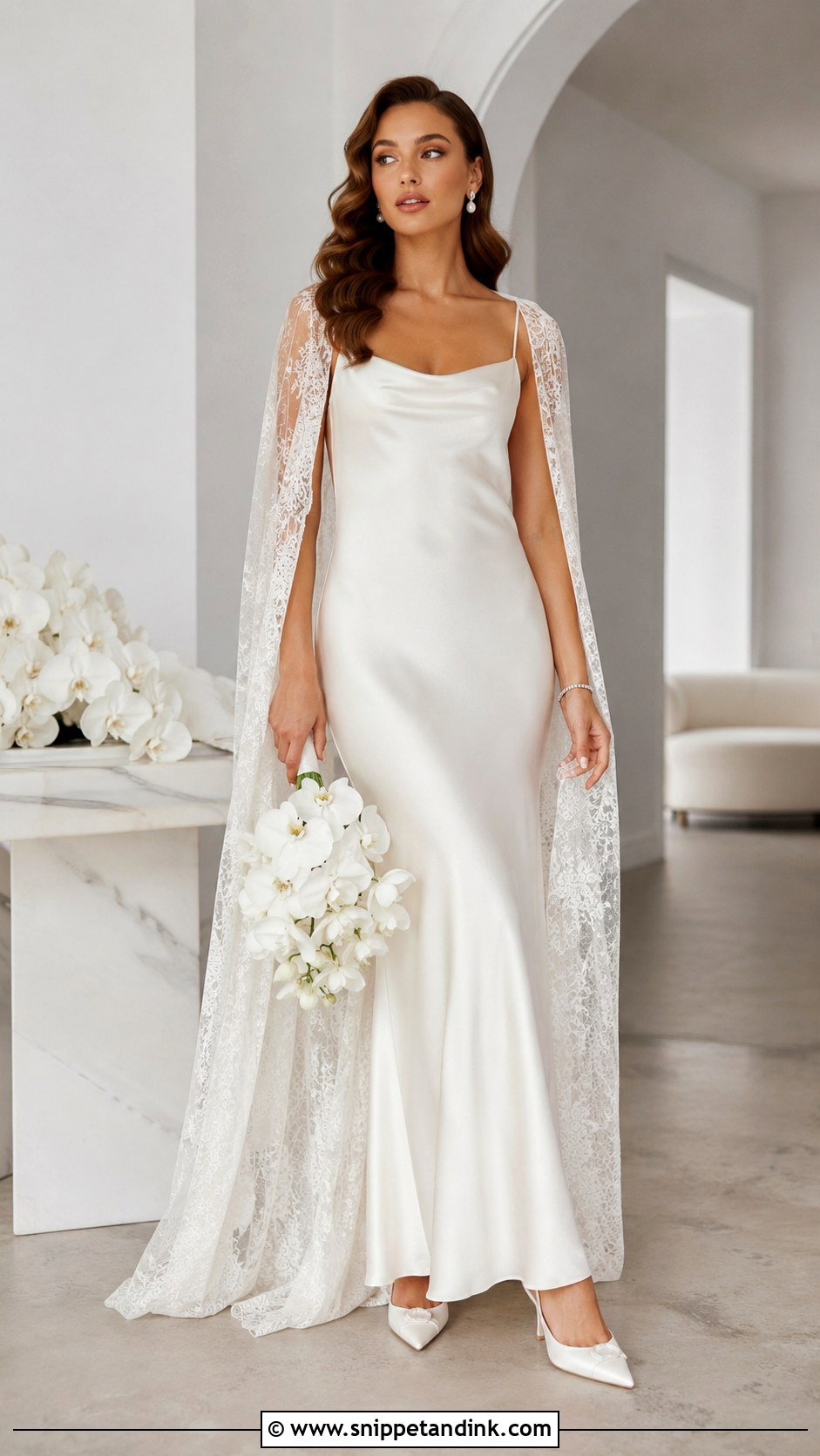 Lana Wedding Dress With Satin Slip Gown - Snippet and Ink - 20 Lana Wedding Dress Ideas