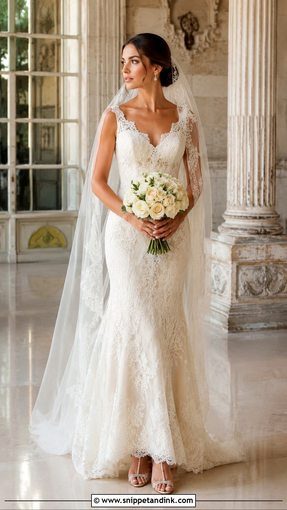 Lana Wedding Dress With Vintage Lace - Snippet and Ink - 20 Lana Wedding Dress Ideas