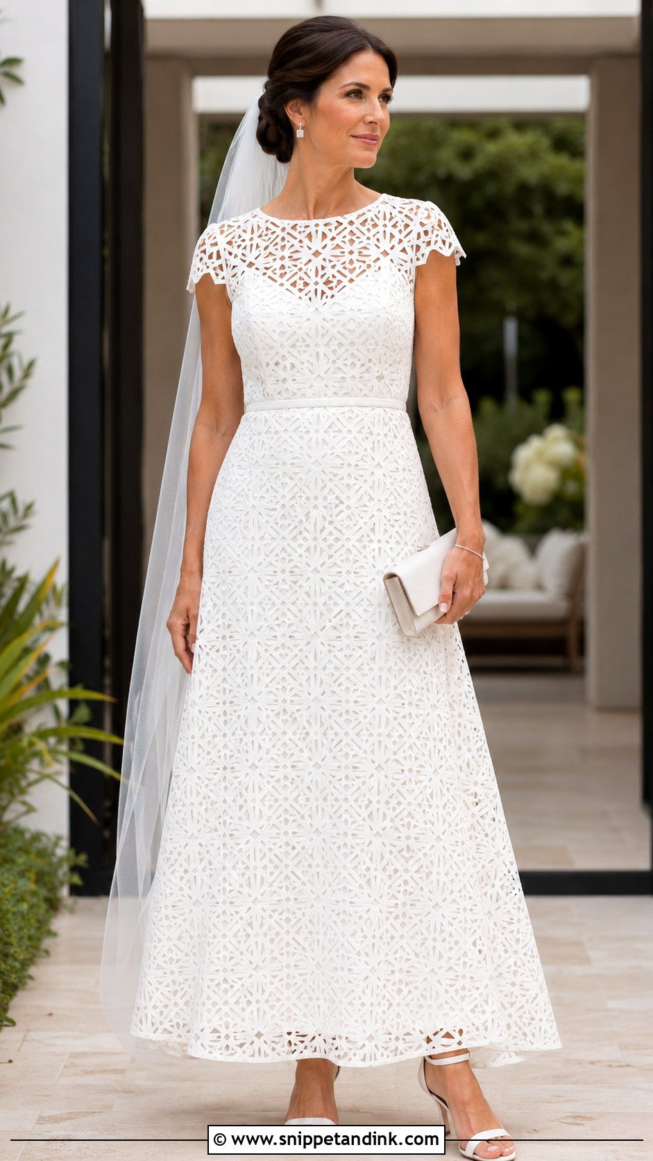 Laser Cut Lace Wedding Dress - Snippet and Ink - 20 Futuristic Wedding Dress Ideas