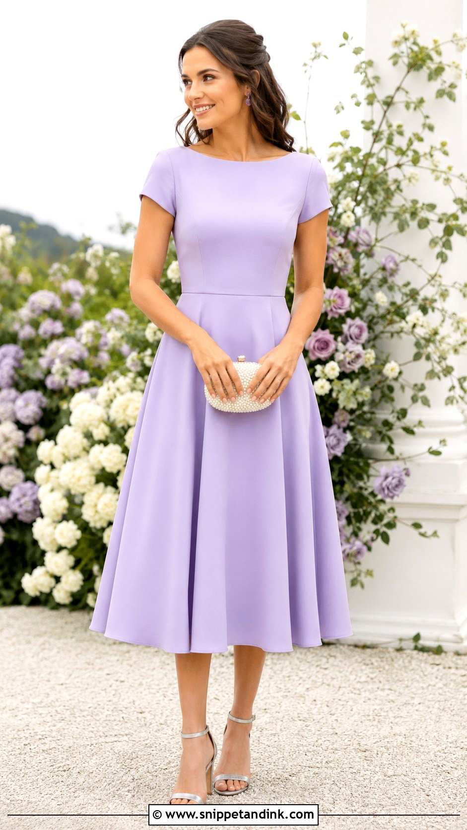 Lavender A Line Wedding Guest Dress - Snippet and Ink - 20 Dress for Brothers Wedding Ideas