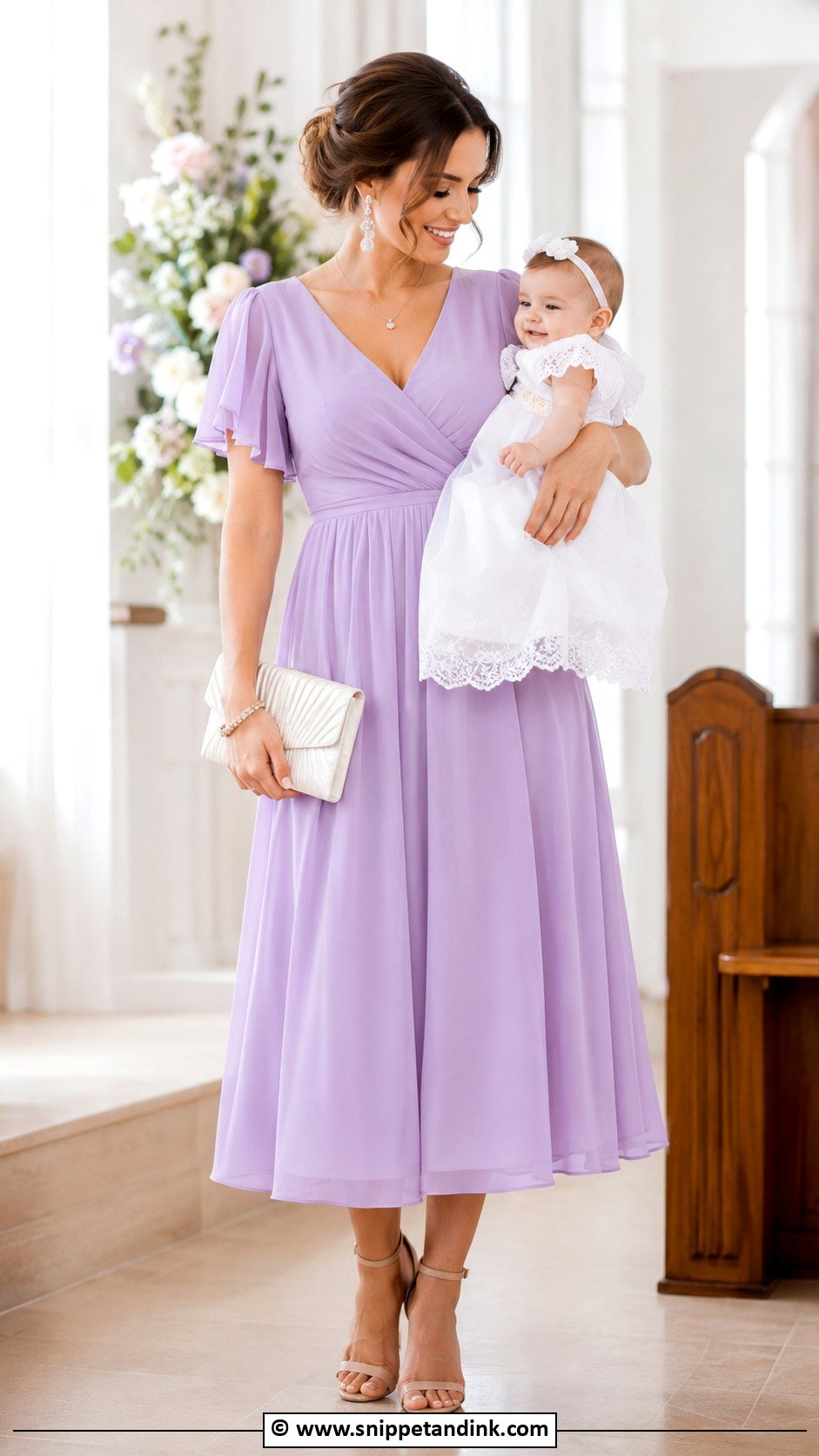 Lavender Baptism Dress for Mom - Snippet and Ink - 25 Baptism Dress for Mom Ideas