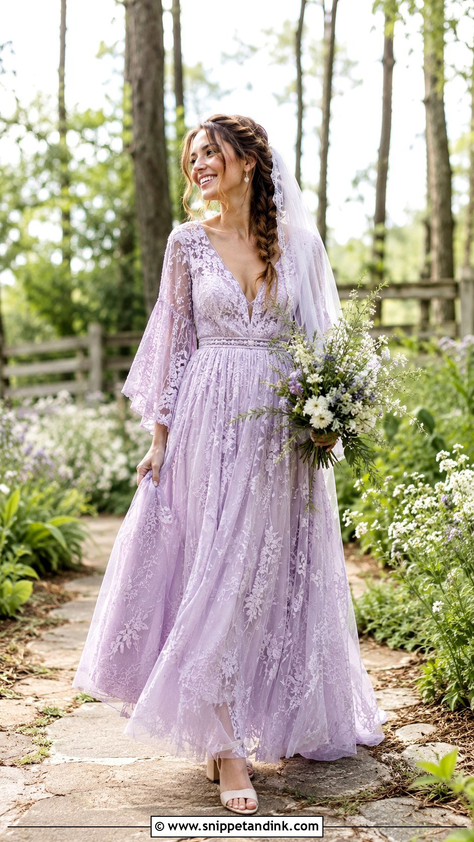 Lavender Boho Wedding Dress - Snippet and Ink - 20 Lavender Wedding Dress the Bride Ideas