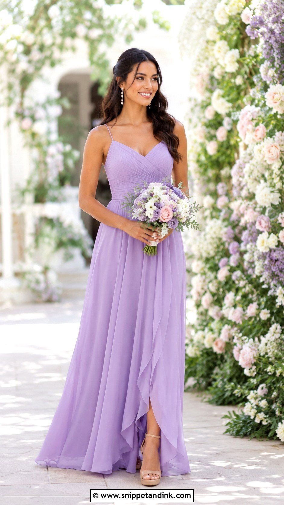 Lavender Bridal Party Dress - Snippet and Ink - 25 Bridal Party Dress Ideas