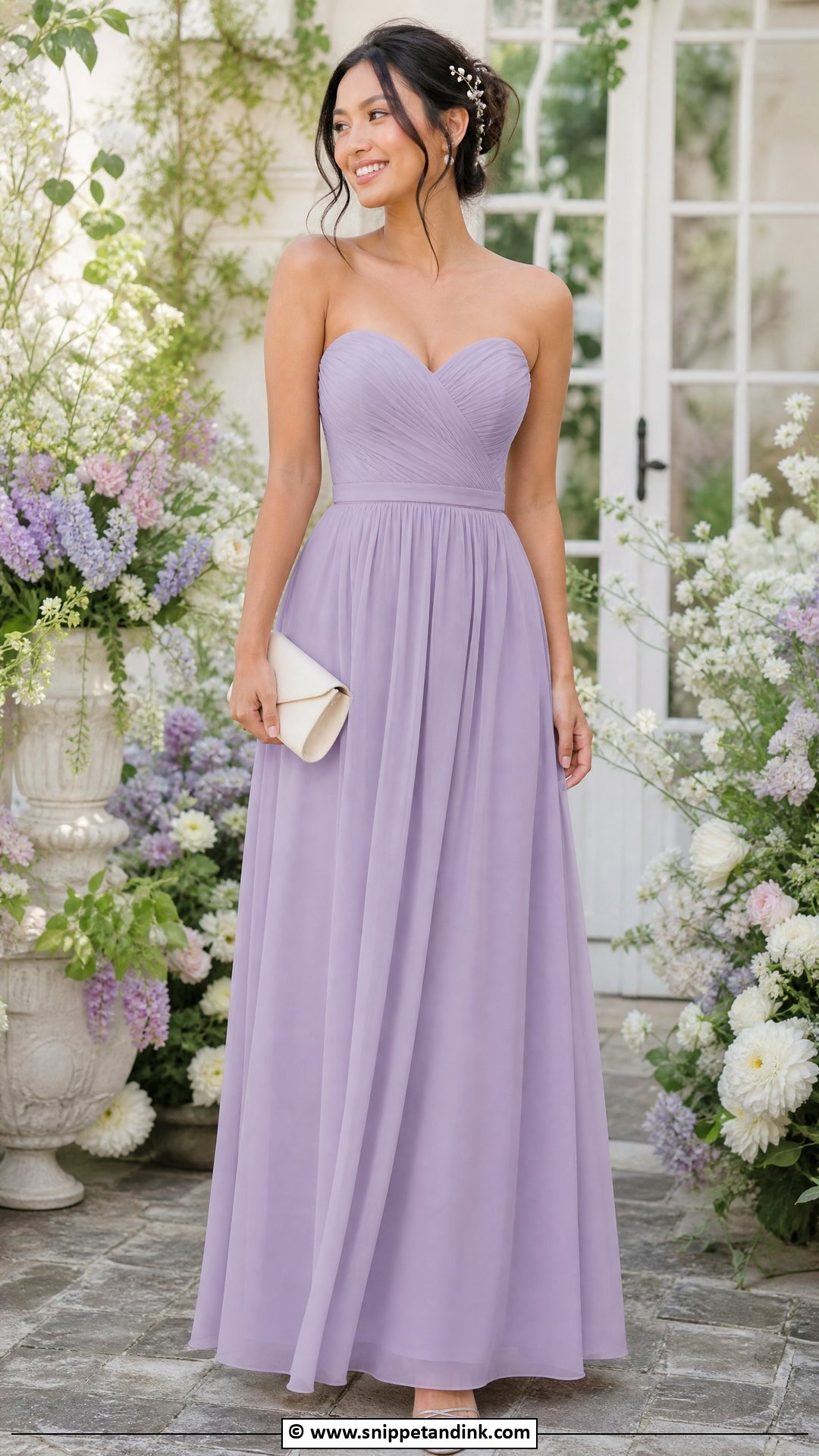 Lavender Bridesmaid Dress - Snippet and Ink - 30 Wedding Party Dresses