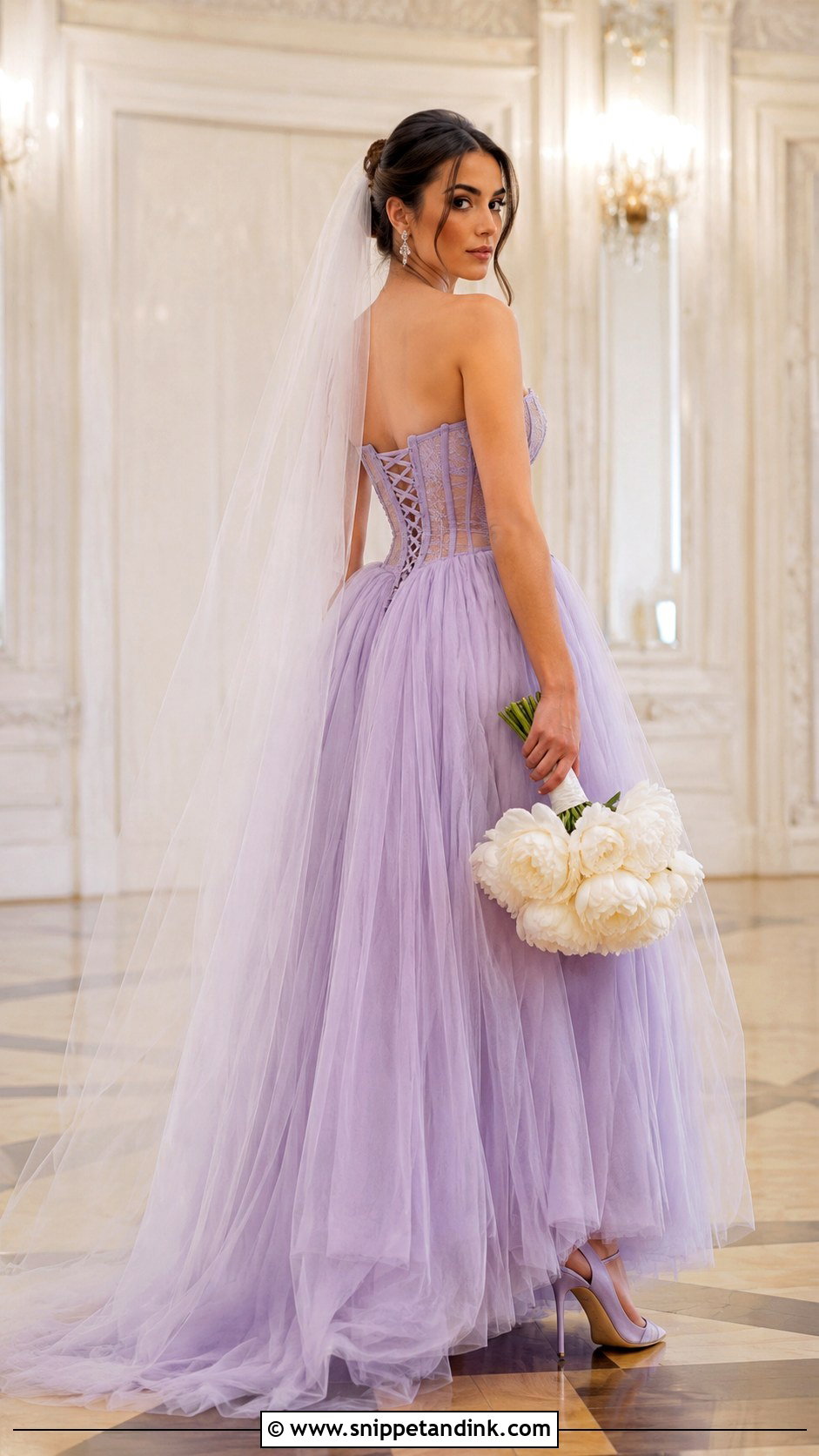 Lavender Corset Wedding Dress - Snippet and Ink - 20 Lavender Wedding Dress the Bride Ideas