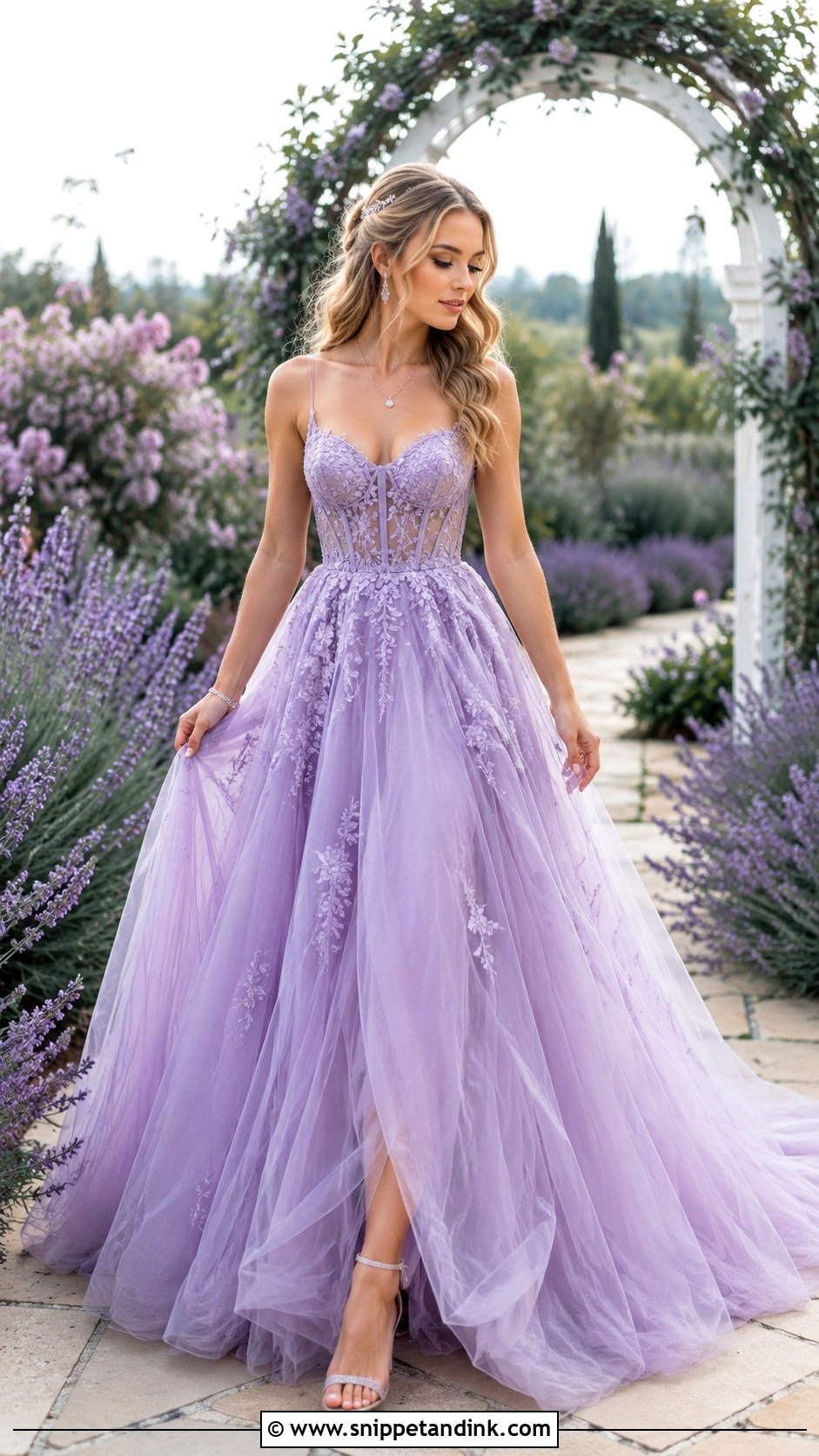 Lavender Fairy Wedding Dress - Snippet and Ink - 30 Whimsical Wedding Dress Fairies Ideas