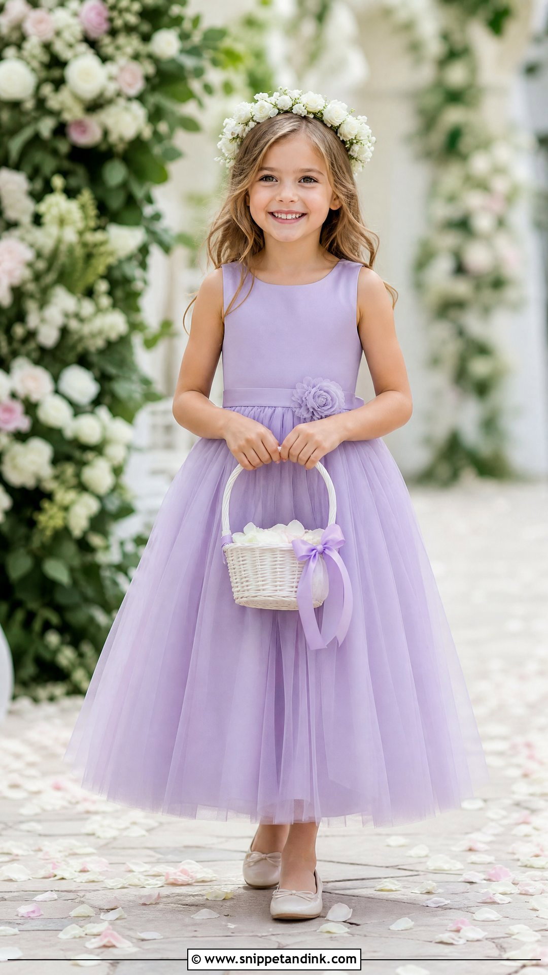 Lavender Flower Girl Dress - Snippet and Ink - 25 Flowergirls Wedding Dresses