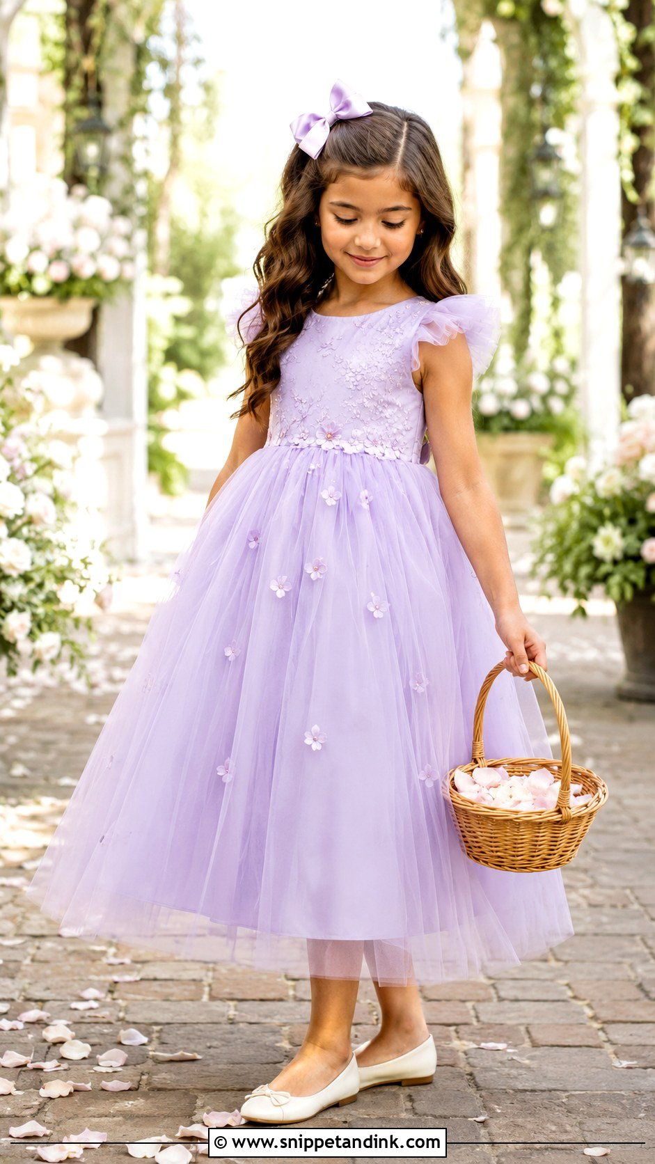 Lavender Flower Girl Dress - Snippet and Ink - 25 Wedding Dress for Girls Ideas