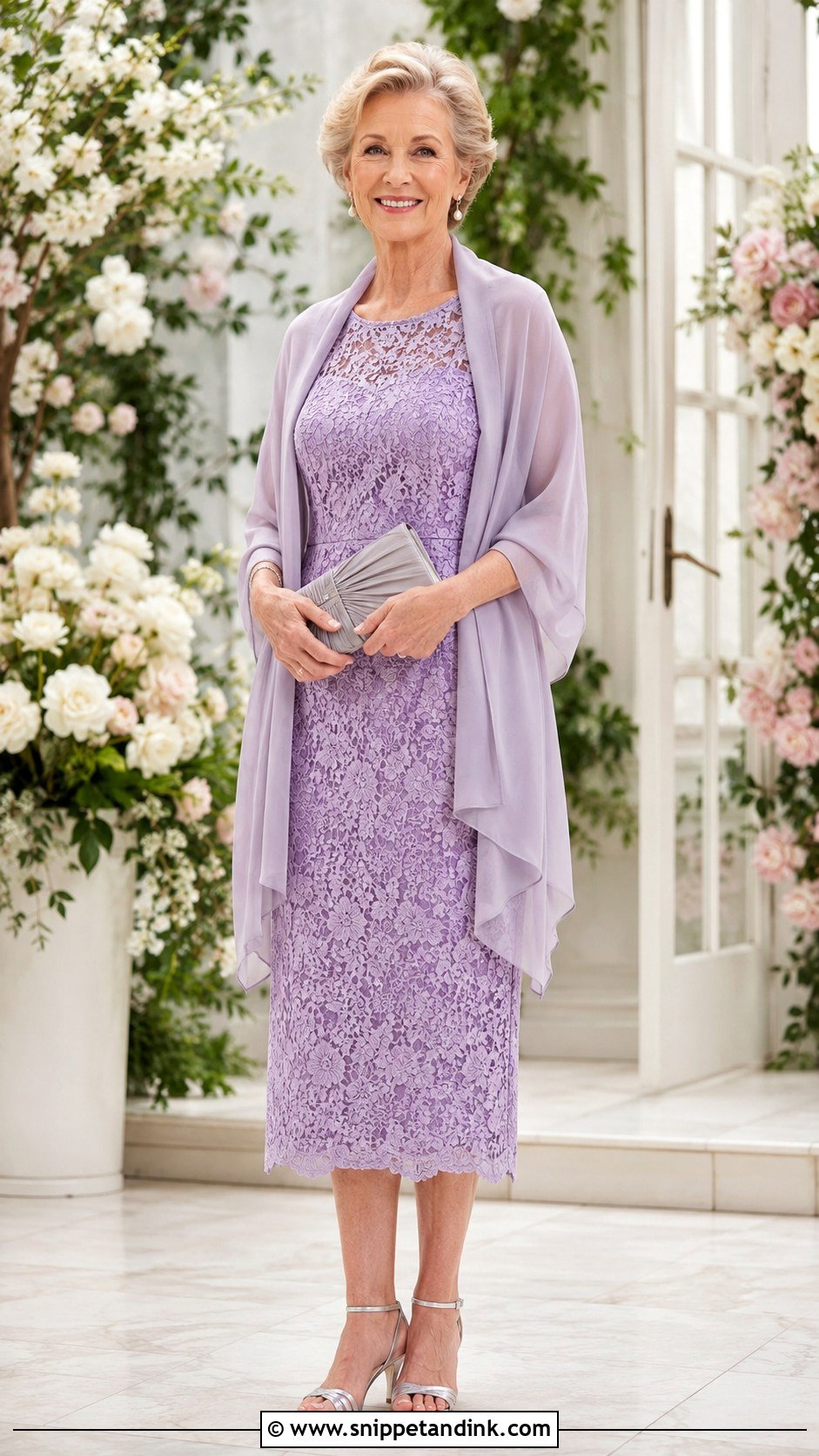 Lavender Grandmother Of The Bride Dress - Snippet and Ink - 30 Grandmother of the Bride Dresses