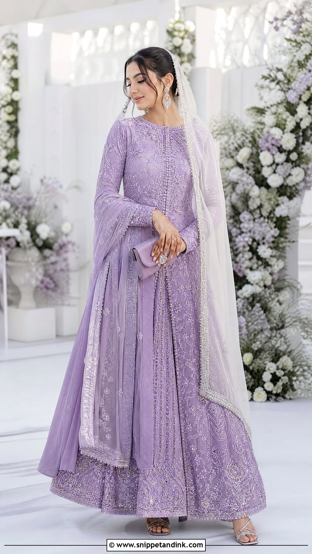 Lavender Lehenga Nikkah Dress - Snippet and Ink - 20 Nikkah Inspo Dresses
