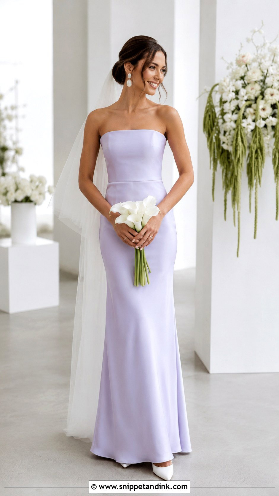 Lavender Minimalist Wedding Dress - Snippet and Ink - 20 Lavender Wedding Dress the Bride Ideas