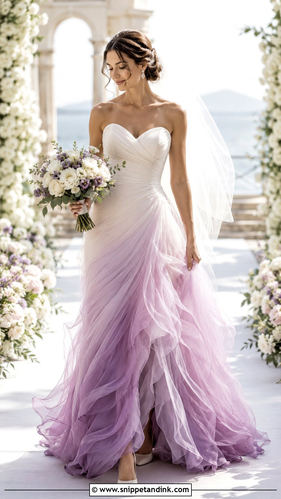 Lavender Ombre Wedding Dress - Snippet and Ink - 20 Lavender Wedding Dress the Bride Ideas