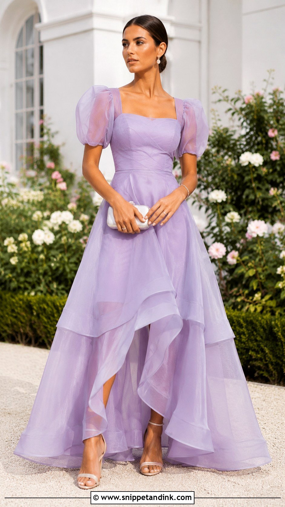 Lavender Organza Gown - Snippet and Ink - 30 Lavender Gown Ideas