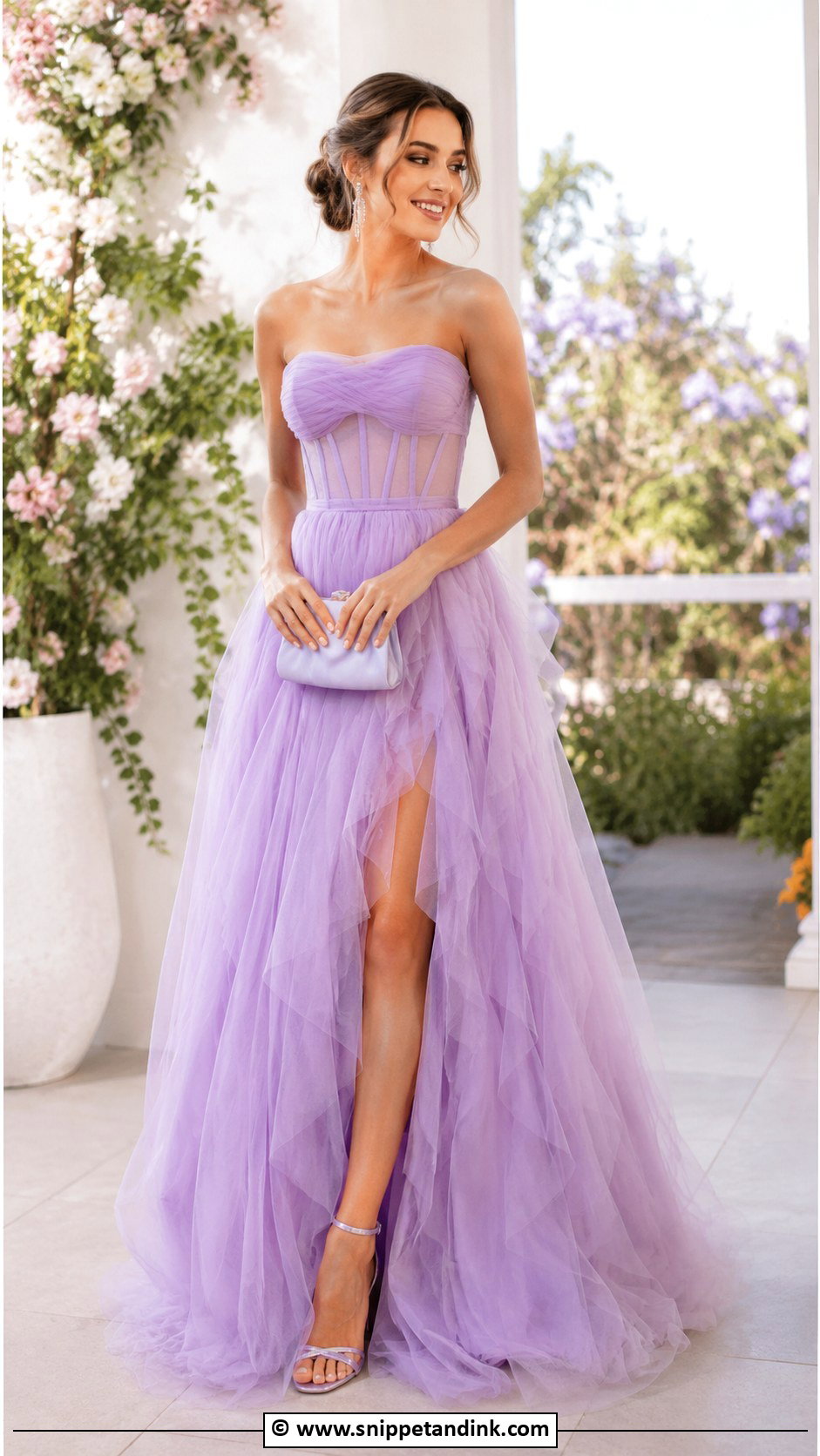 Lavender Princess Gown - Snippet and Ink - 35 Princess Gown Ideas