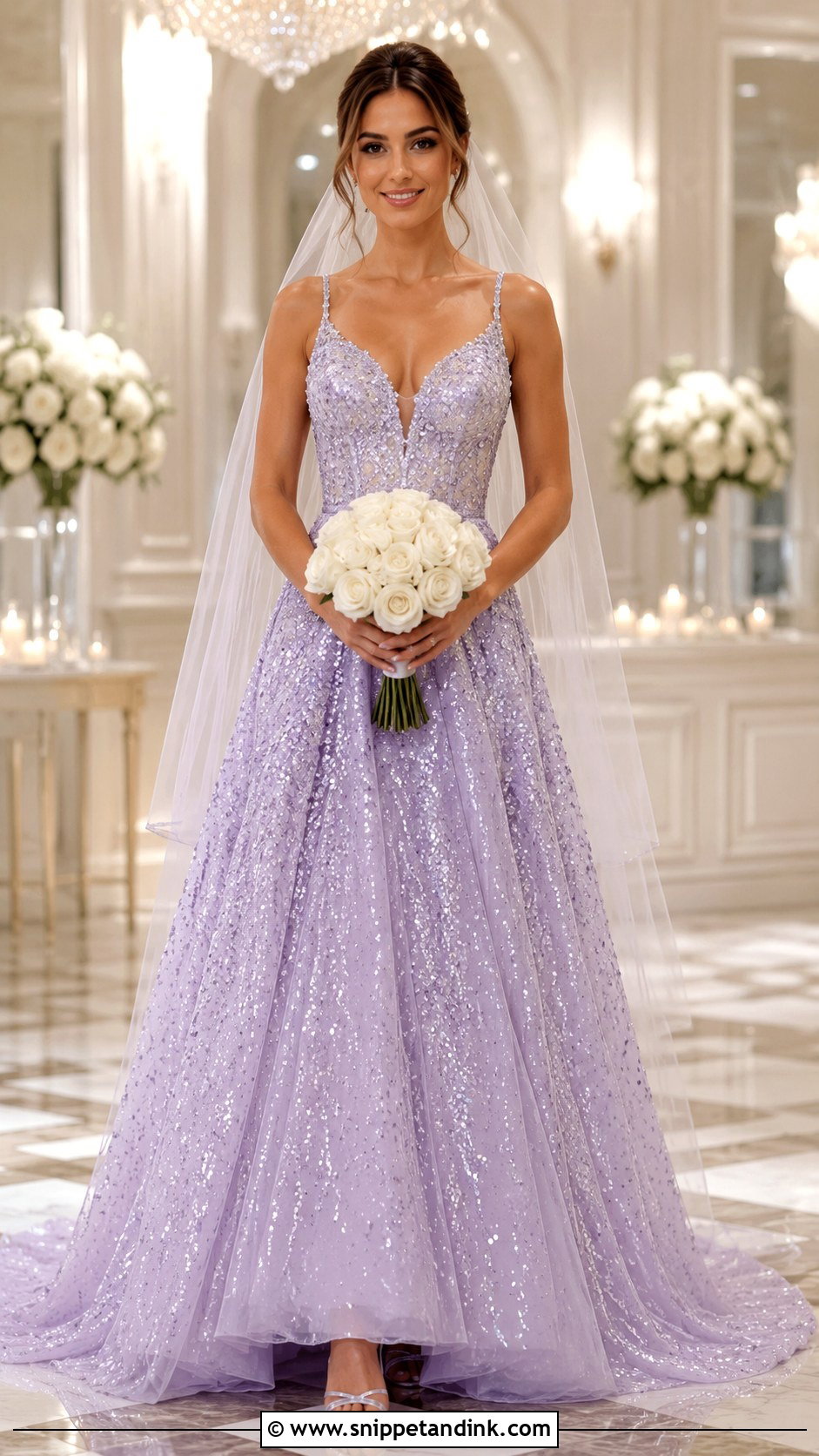 Lavender Sequin Wedding Dress - Snippet and Ink - 20 Lavender Wedding Dress the Bride Ideas
