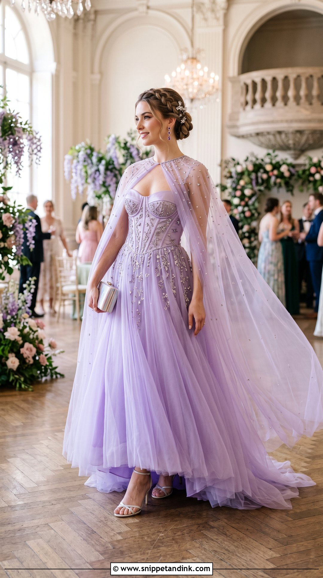 Lavender Starfall Ball Gown - Snippet and Ink - 20 Starfall Ball Gown Ideas