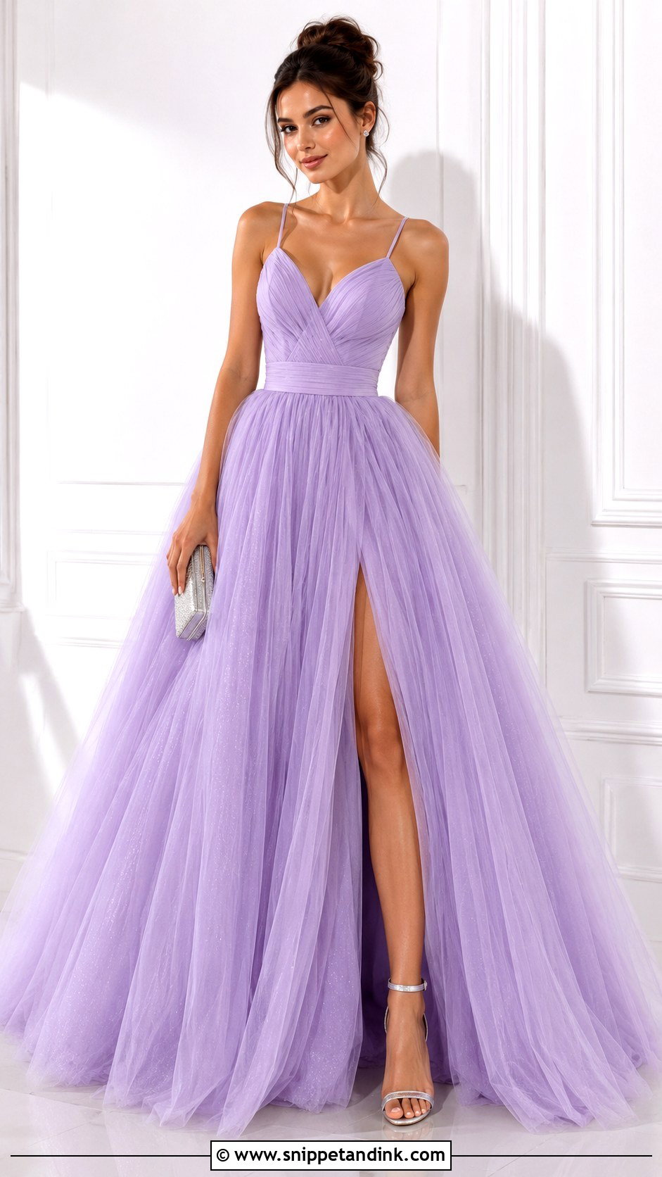 Lavender Tulle Ball Gown - Snippet and Ink - 30 Lavender Gown Ideas