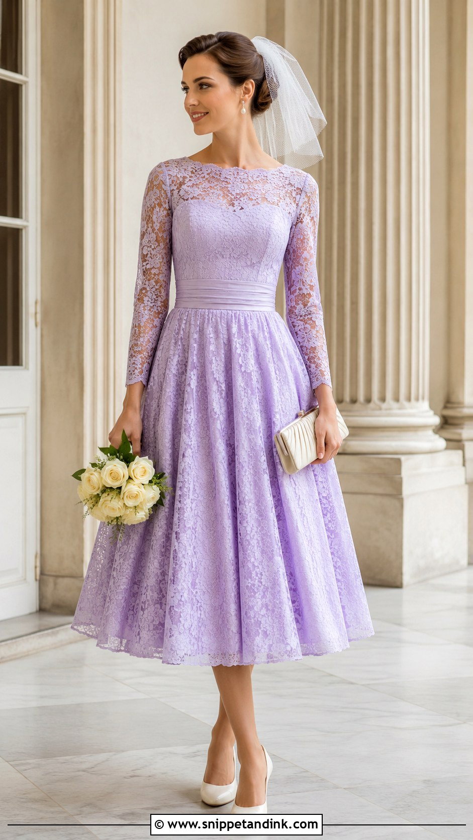 Lavender Vintage Wedding Dress - Snippet and Ink - 30 Lavender Wedding Dress Ideas