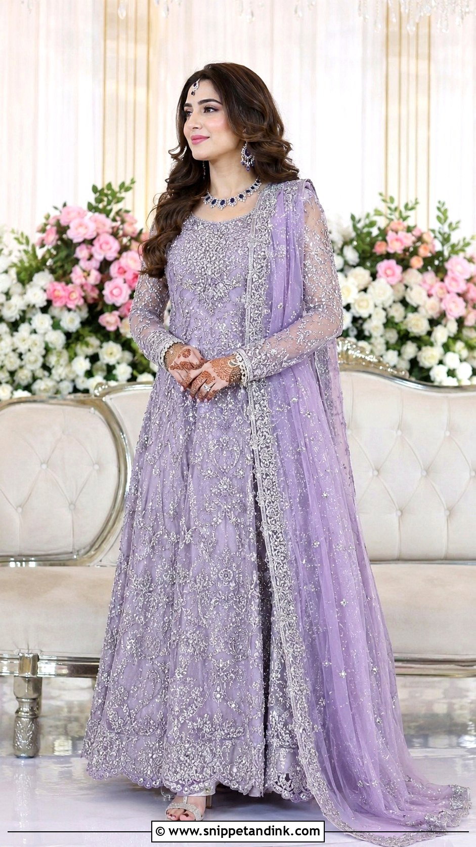 Lavender Walima Bridal Gown - Snippet and Ink - 25 Walima Bridal Dress Pakistan Ideas