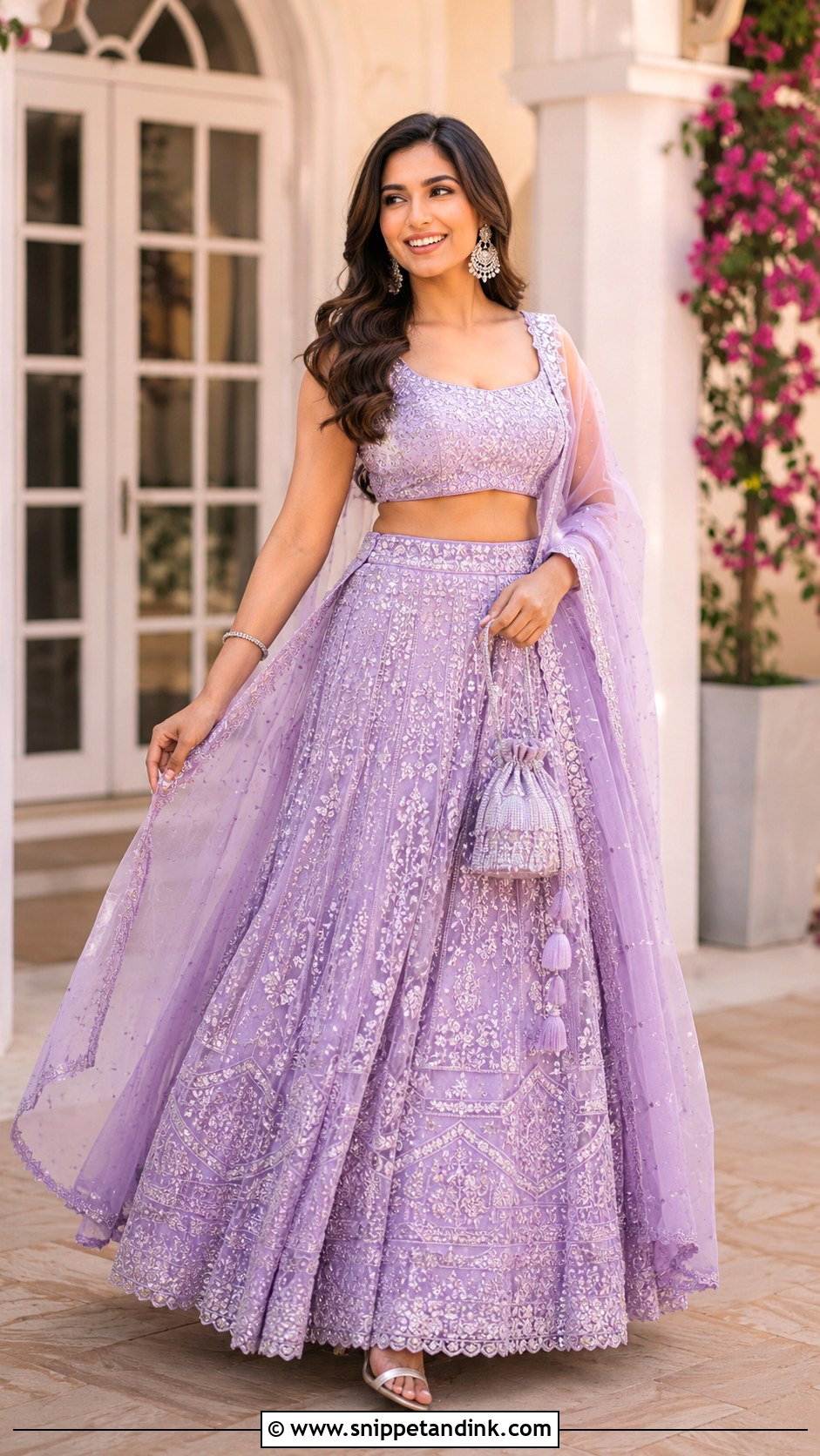 Lavender Wedding Chaniya Choli - Snippet and Ink - 20 Wedding Chaniya Choli Ideas