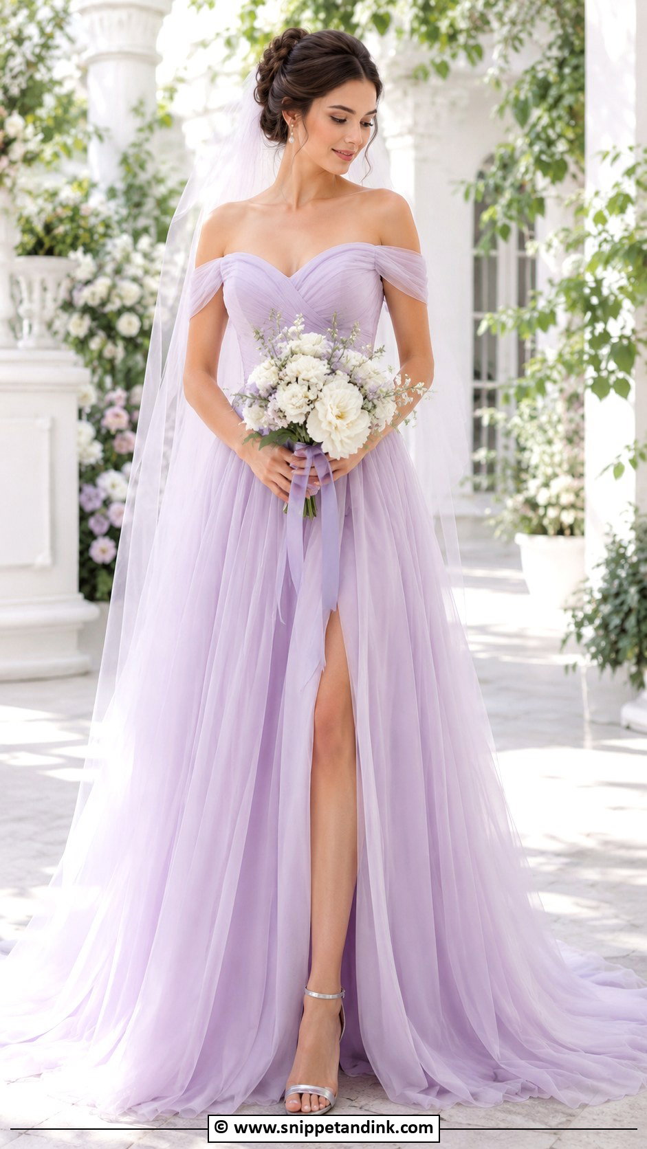 Lavender Wedding Dress - Snippet and Ink - 30 Mystical Wedding Dress Ideas