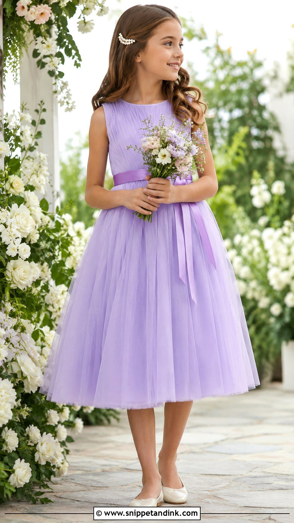 Lavender Wedding Dress For Girls - Snippet and Ink - 25 Wedding Dresses for Girls