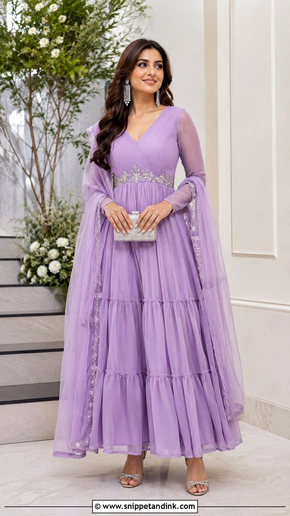 Layered Anarkali Suit For Wedding - Snippet and Ink - 25 Anarkali Suits for Wedding