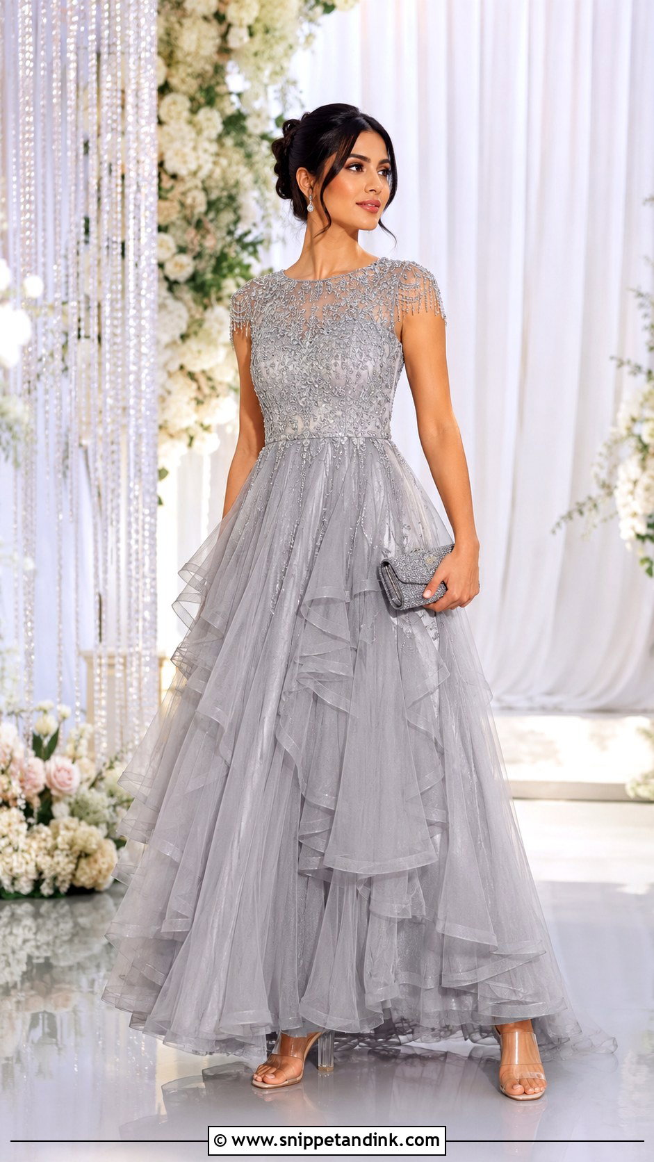 Layered Long Frock for Wedding - Snippet and Ink - 25 Long Frock Designs for Wedding