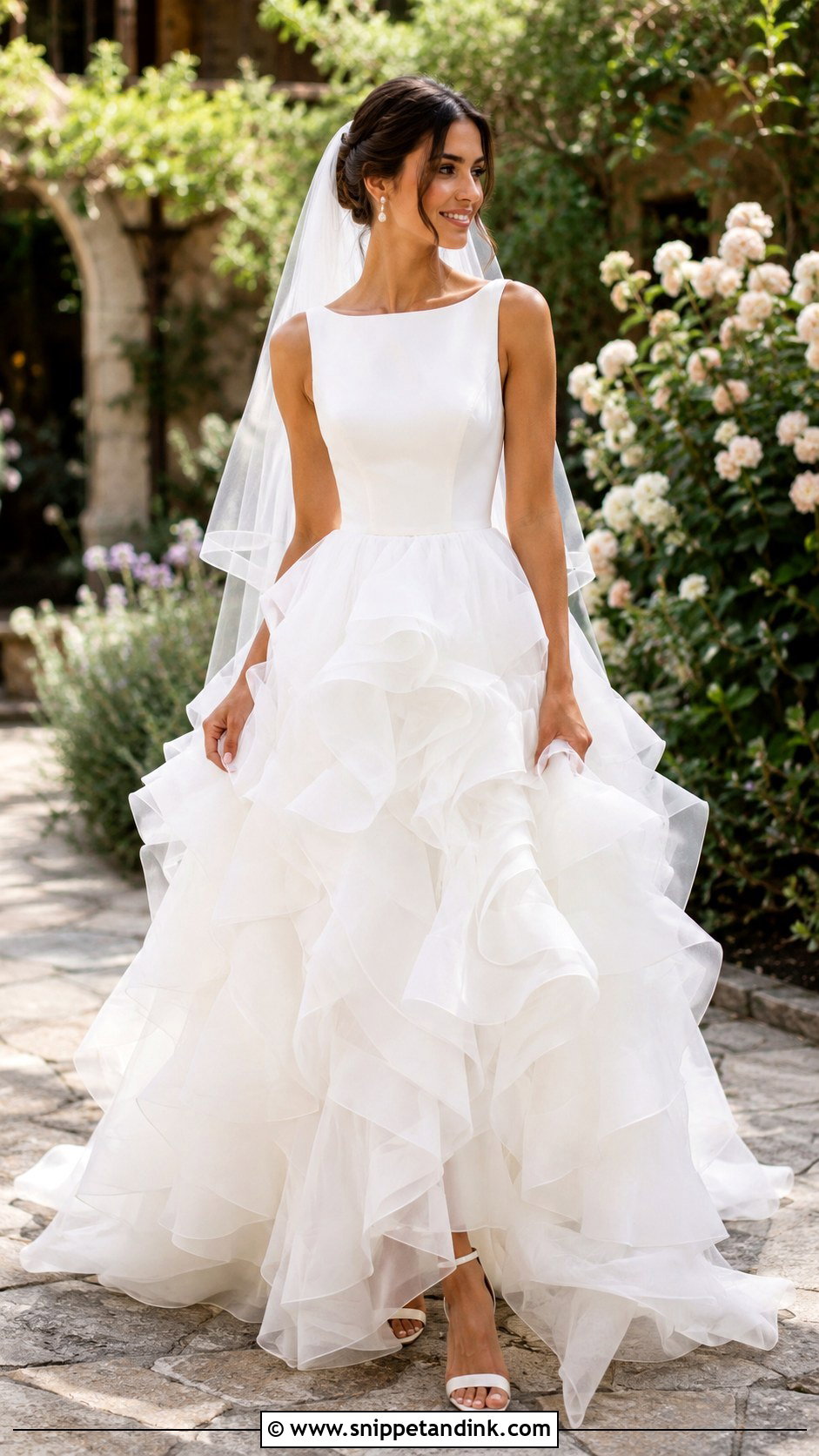 Layered Organza Wedding Dress - Snippet and Ink - 30 Organza Wedding Dress Ideas