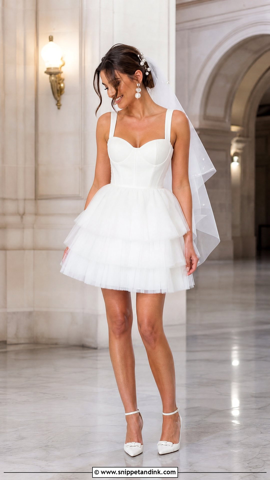 Layered Short Wedding Dress - Snippet and Ink - 25 Layered Wedding Dress Ideas