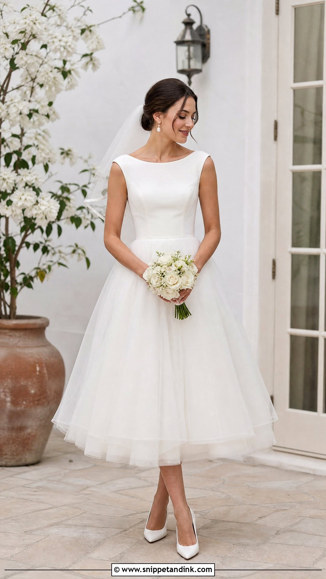 Layered Tea Length Wedding Dress - Snippet and Ink - 25 Layered Wedding Dress Ideas