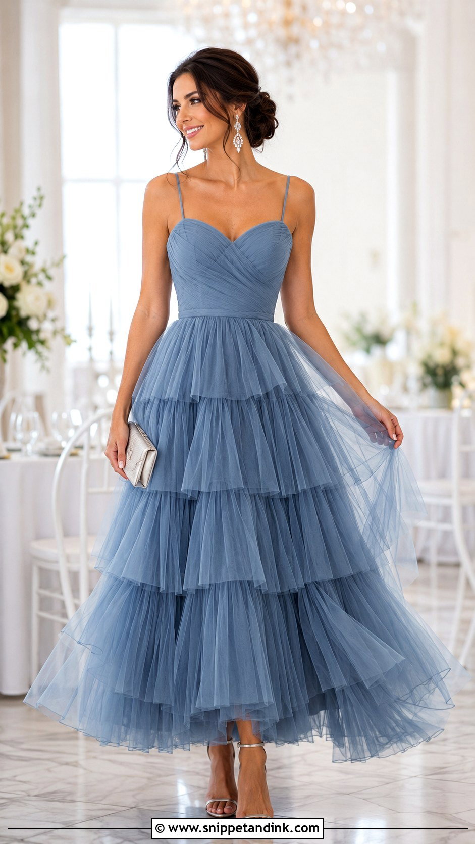 Layered Tulle Frock Gown - Snippet and Ink - 20 Froks with Gown Ideas