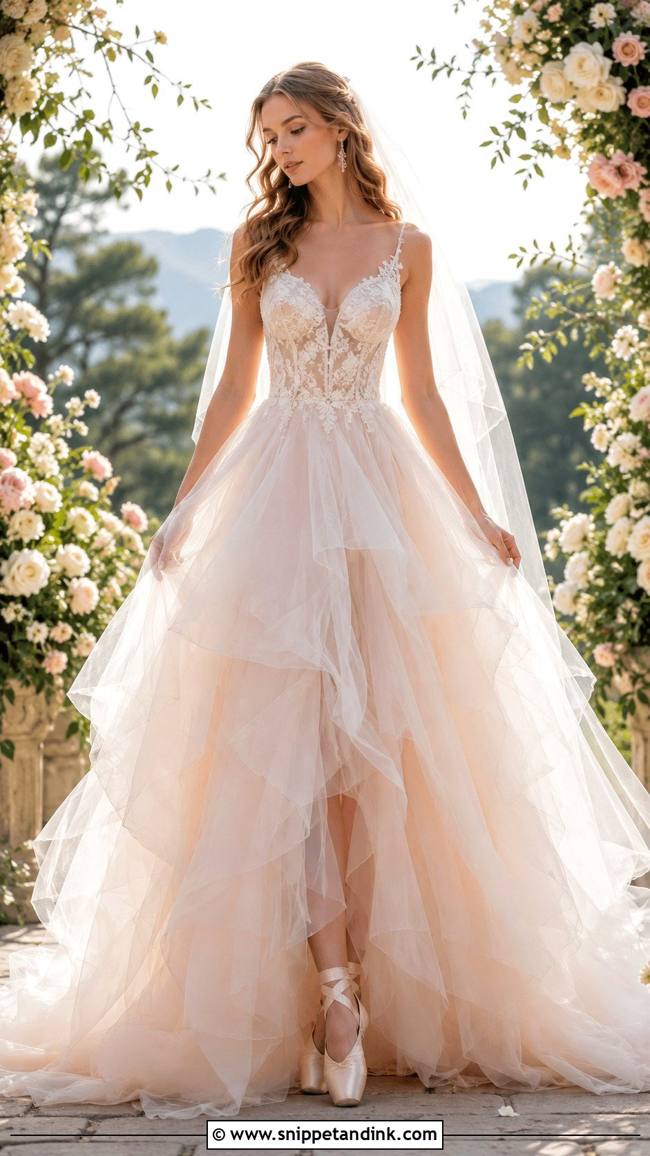 Layered Tulle Wedding Dress - Snippet and Ink - 25 Fairycore Wedding Dress Ideas