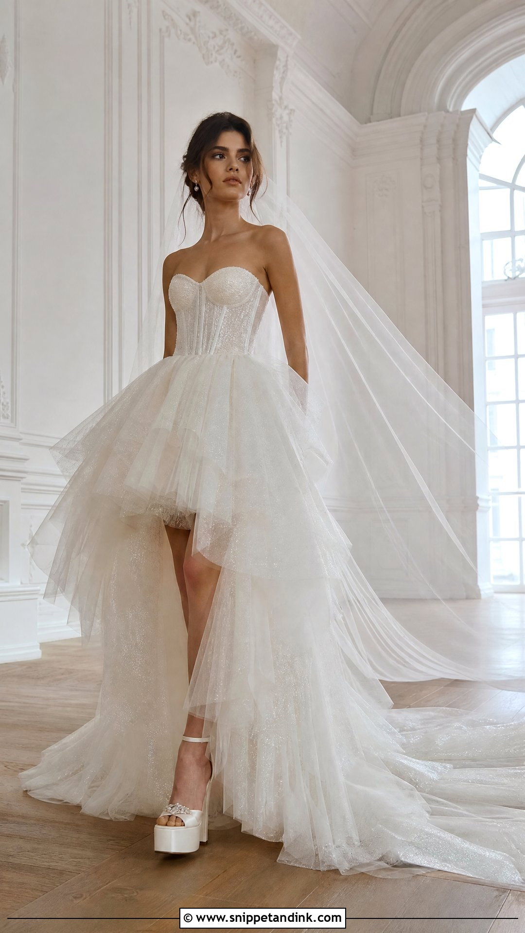 Layered Tulle Wedding Dress - Snippet and Ink - 20 Over the Top Wedding Dress Ideas
