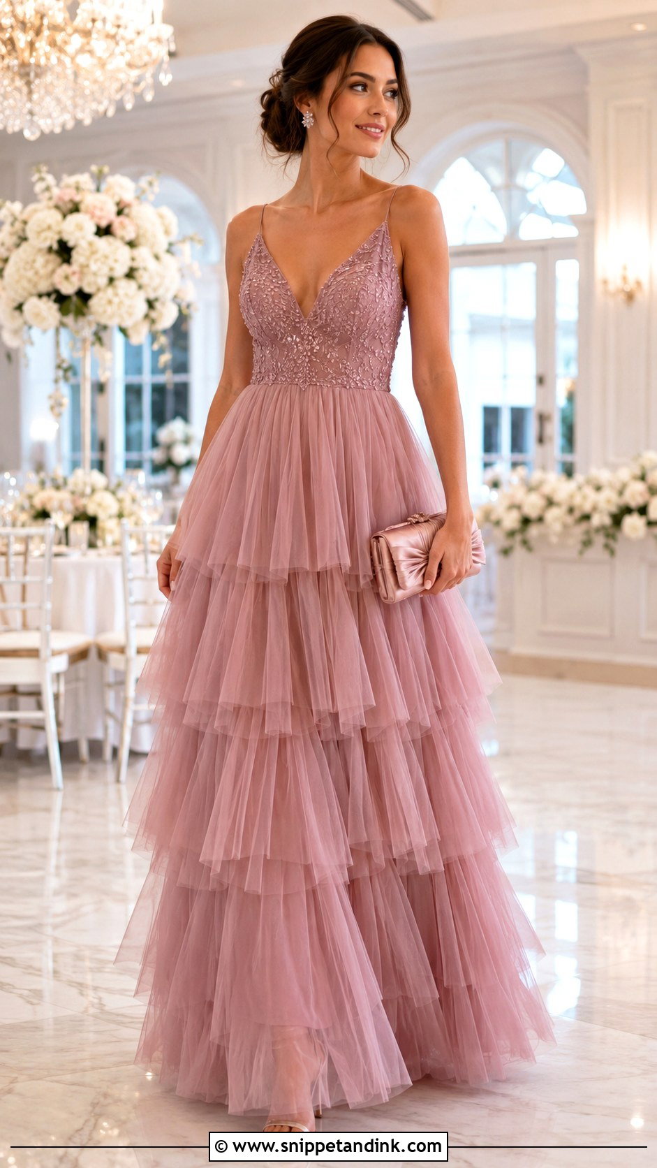 Layered Tulle Wedding Frock - Snippet and Ink - 20 Frock Design for Wedding Ideas