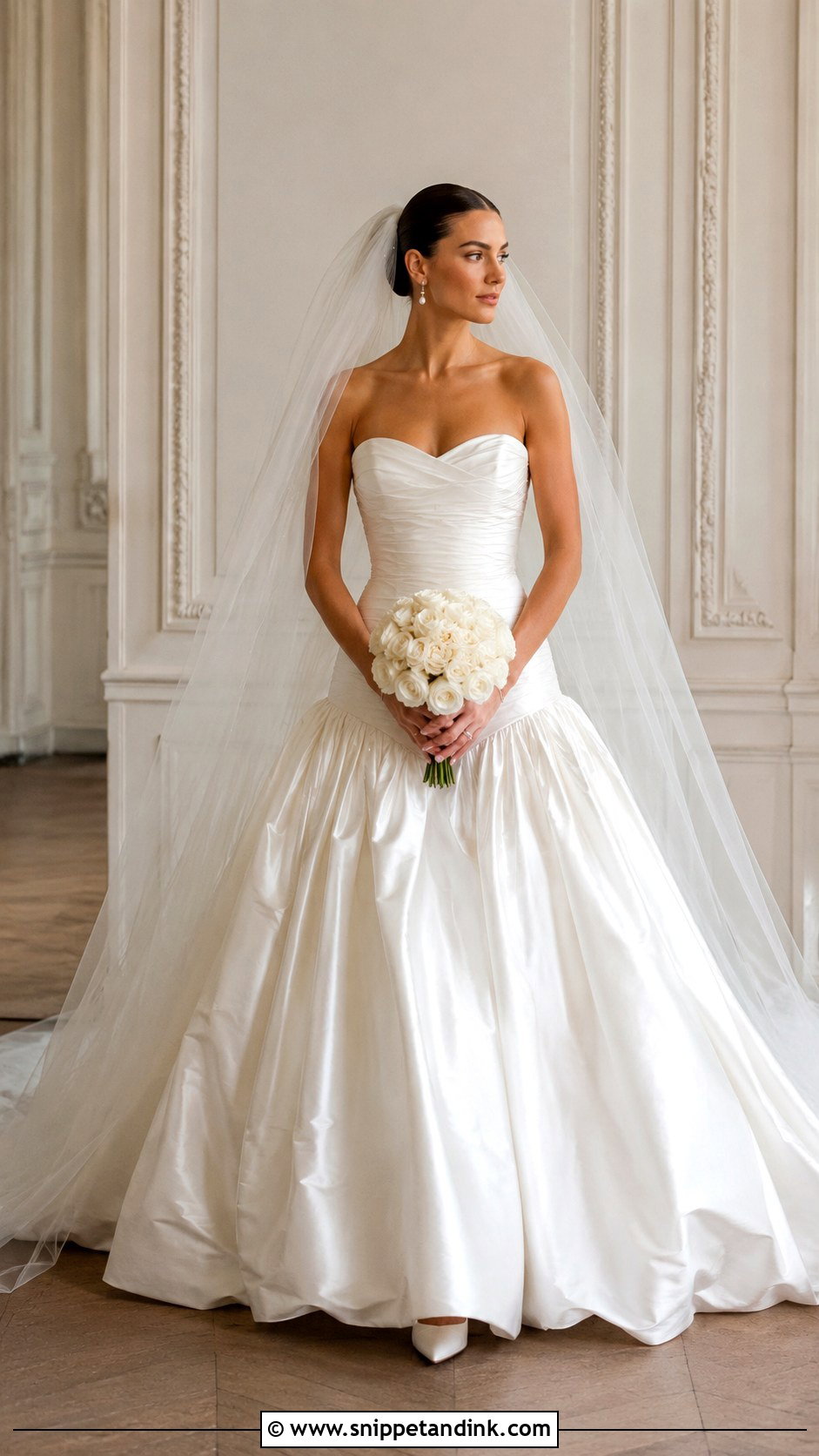 Leah Da Gloria Clementine Silk Ball Gown - Snippet and Ink - 20 Leah De Gloria Wedding Dress Ideas