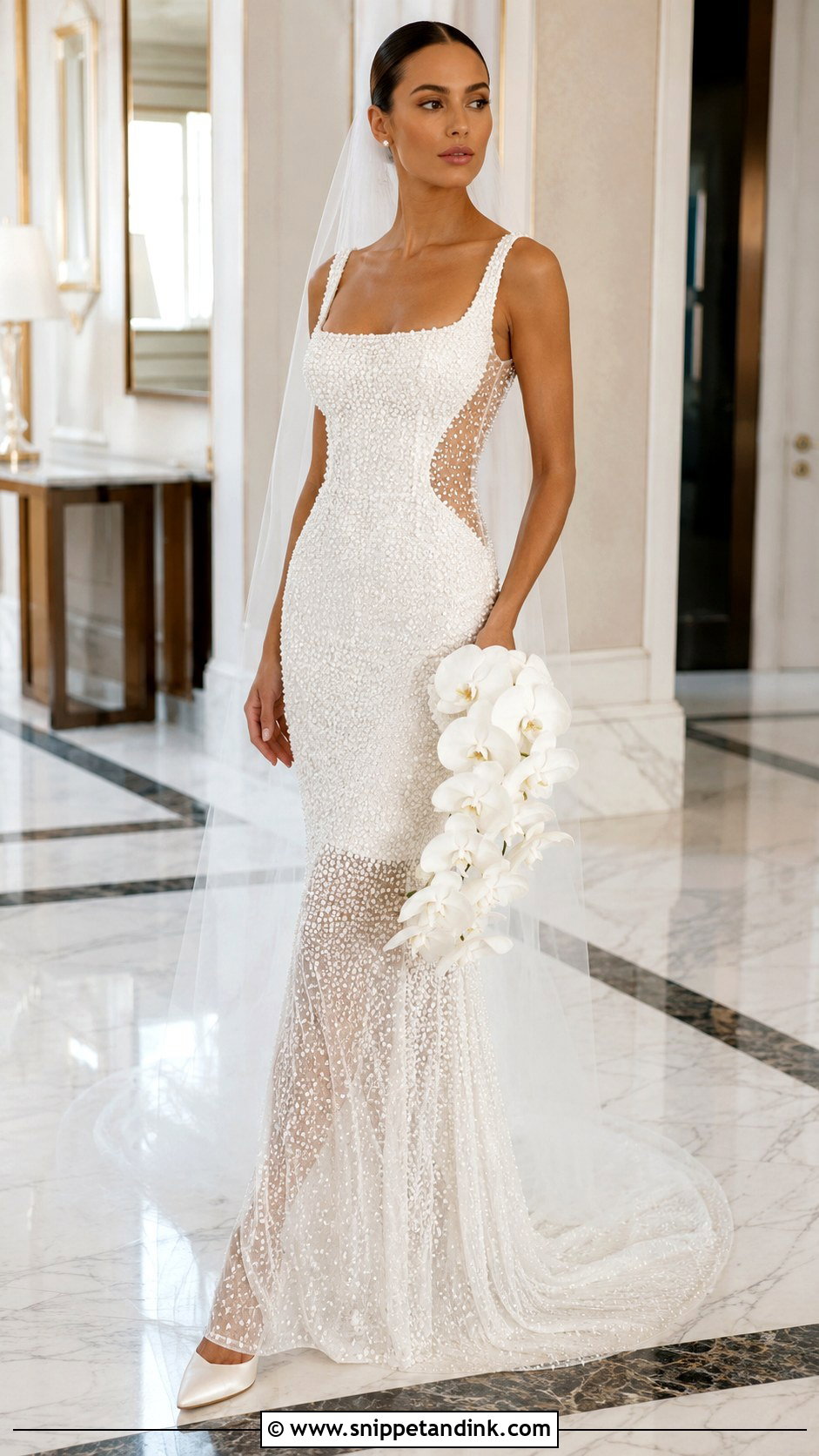 Leah Da Gloria Drew Pearl Wedding Dress - Snippet and Ink - 20 Leah De Gloria Wedding Dress Ideas