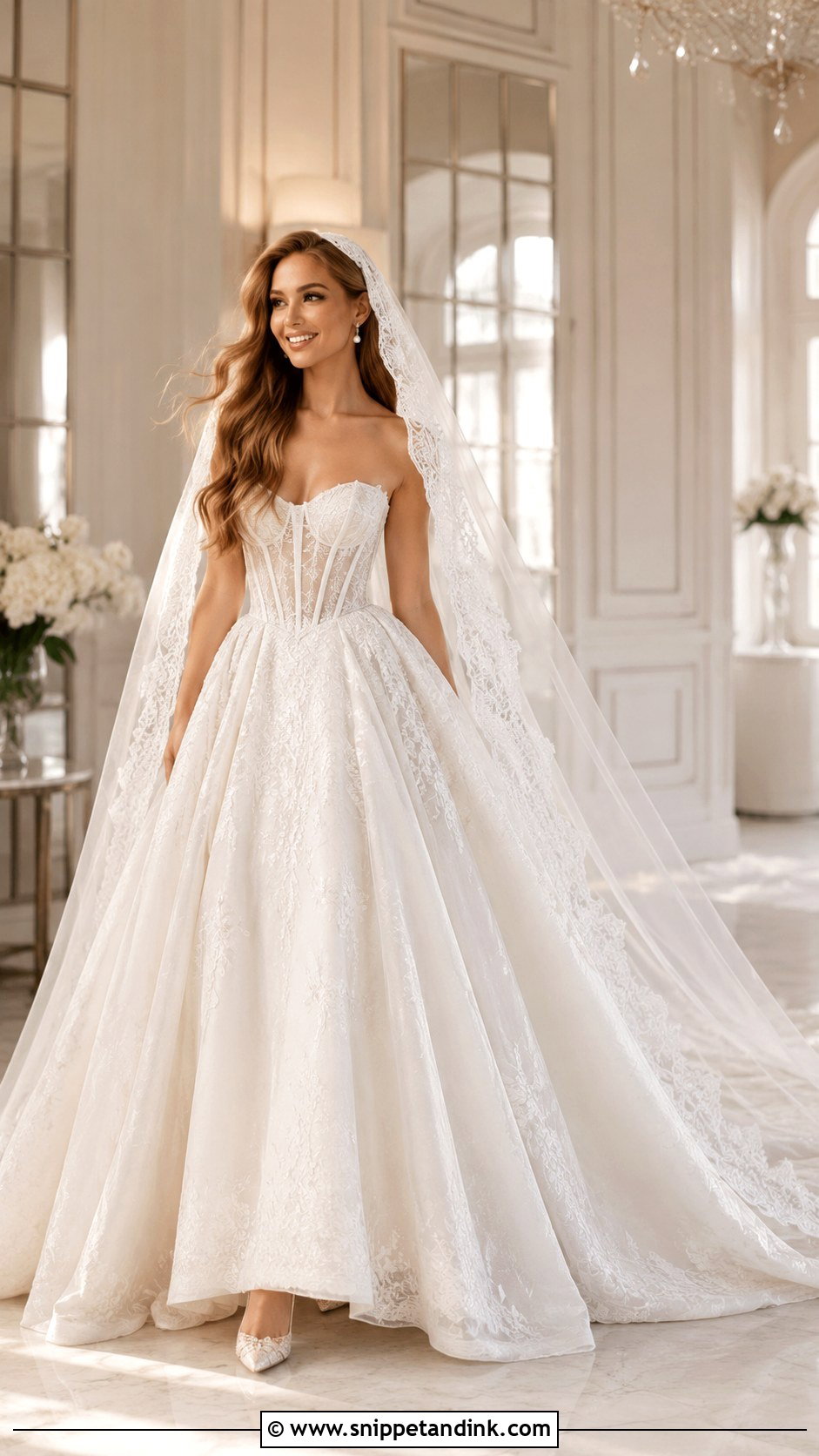 Leah Da Gloria Long Sleeve Wedding Dress - Snippet and Ink - 25 Leah Da Gloria Wedding Dress Ideas