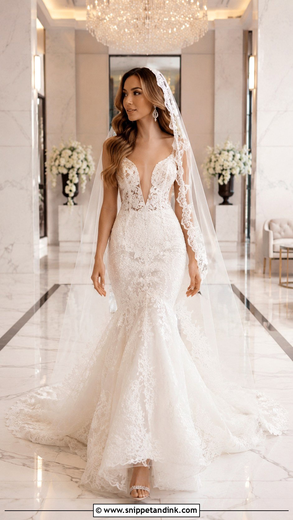 Leah Da Gloria Mermaid Wedding Dress - Snippet and Ink - 25 Leah Da Gloria Wedding Dress Ideas