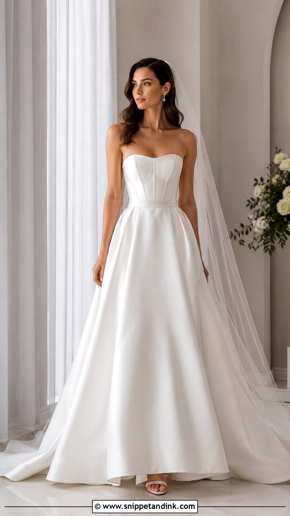 Leah Da Gloria Strapless Wedding Dress - Snippet and Ink - 25 Leah Da Gloria Wedding Dress Ideas