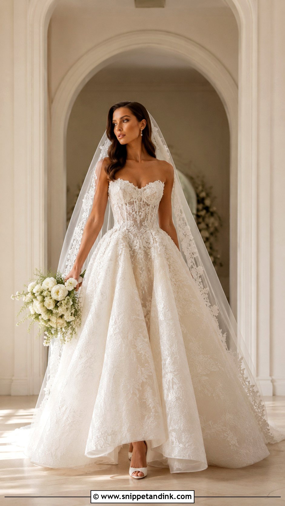 Leah Da Gloria Sweetheart Wedding Dress - Snippet and Ink - 25 Leah Da Gloria Wedding Dress Ideas