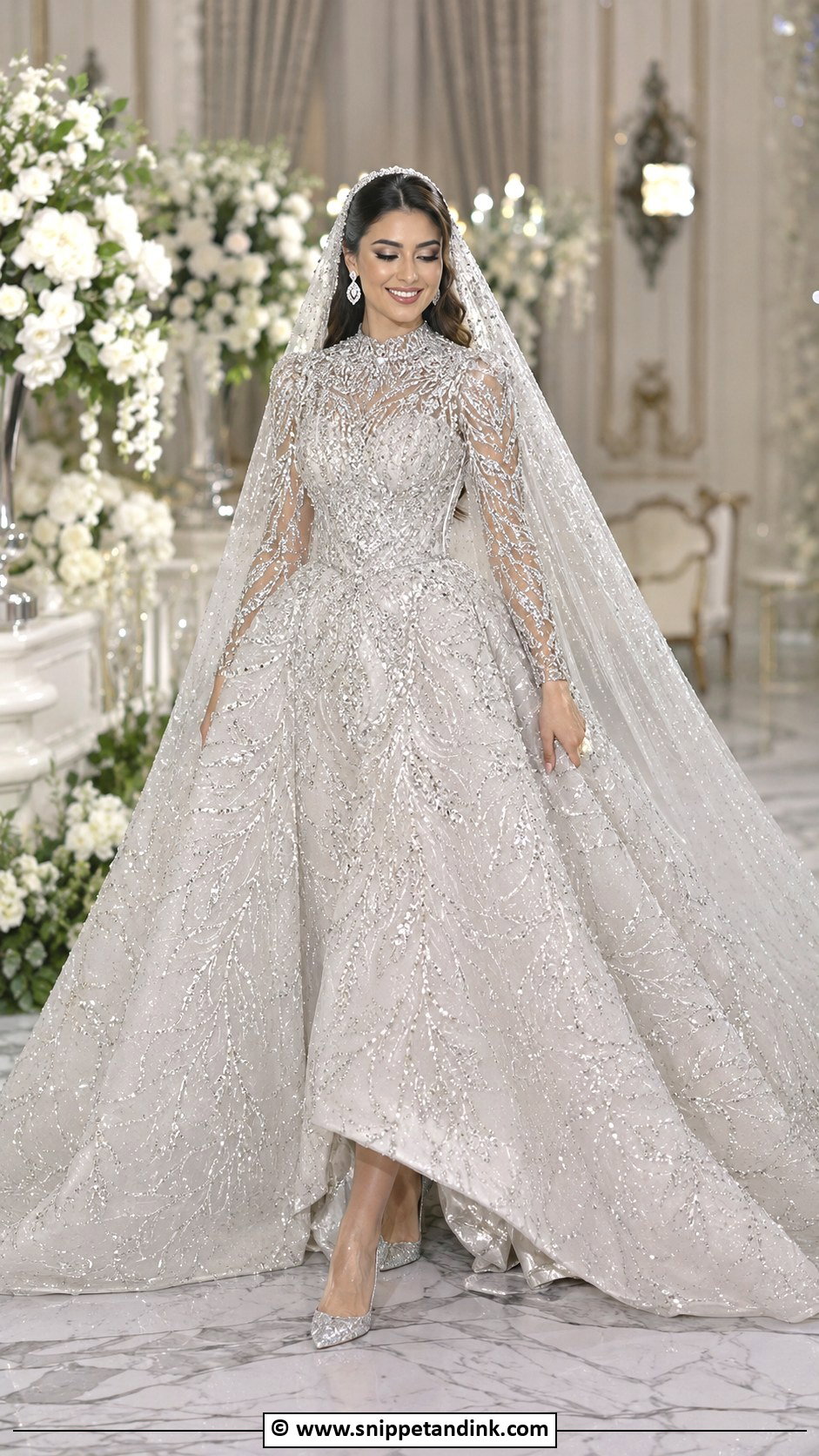 Lebanese Arab Wedding Dress - Snippet and Ink - 30 Arab Wedding Dress Ideas