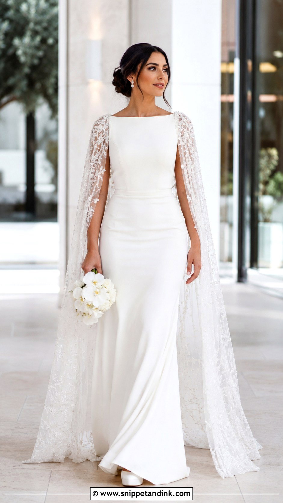 Lebanese Cape Wedding Dress - Snippet and Ink - 25 Lebanese Wedding Dress Ideas