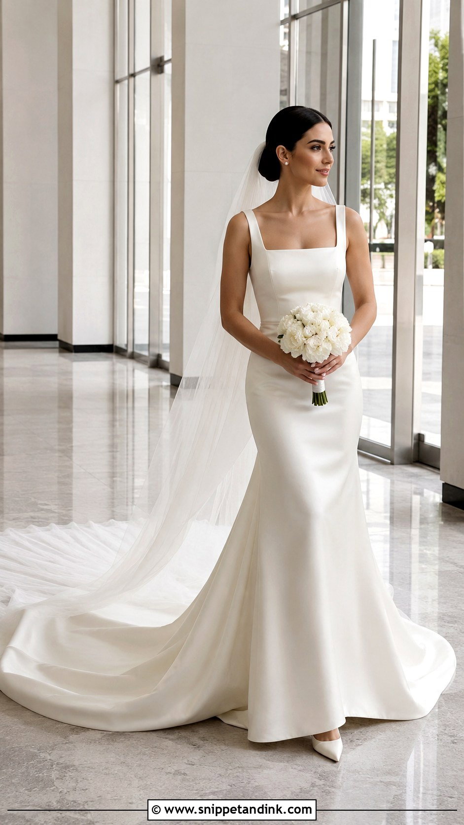 Lebanese Minimal Wedding Dress - Snippet and Ink - 25 Lebanese Wedding Dress Ideas