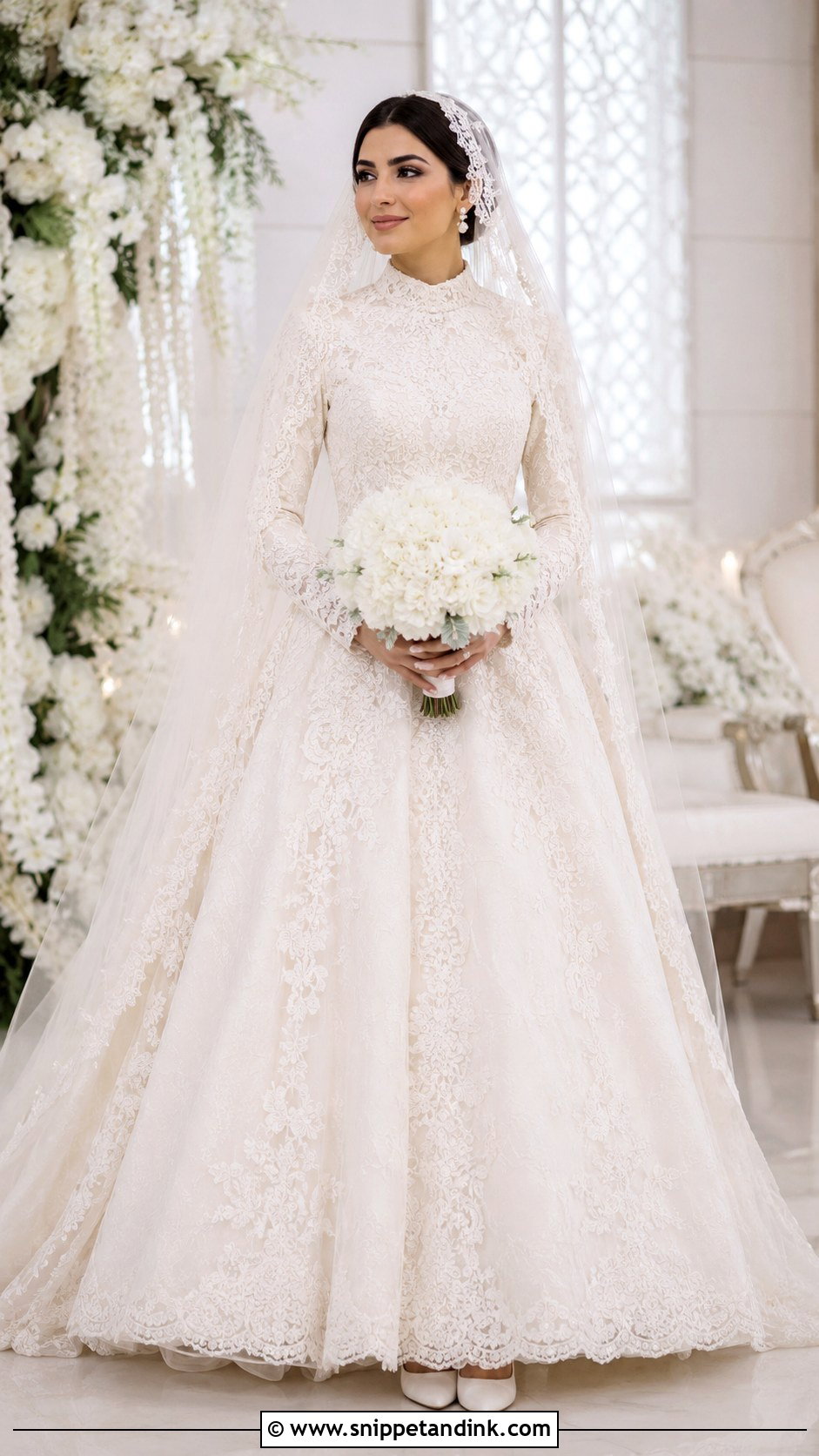 Lebanese Modest Wedding Dress - Snippet and Ink - 25 Lebanese Wedding Dress Ideas