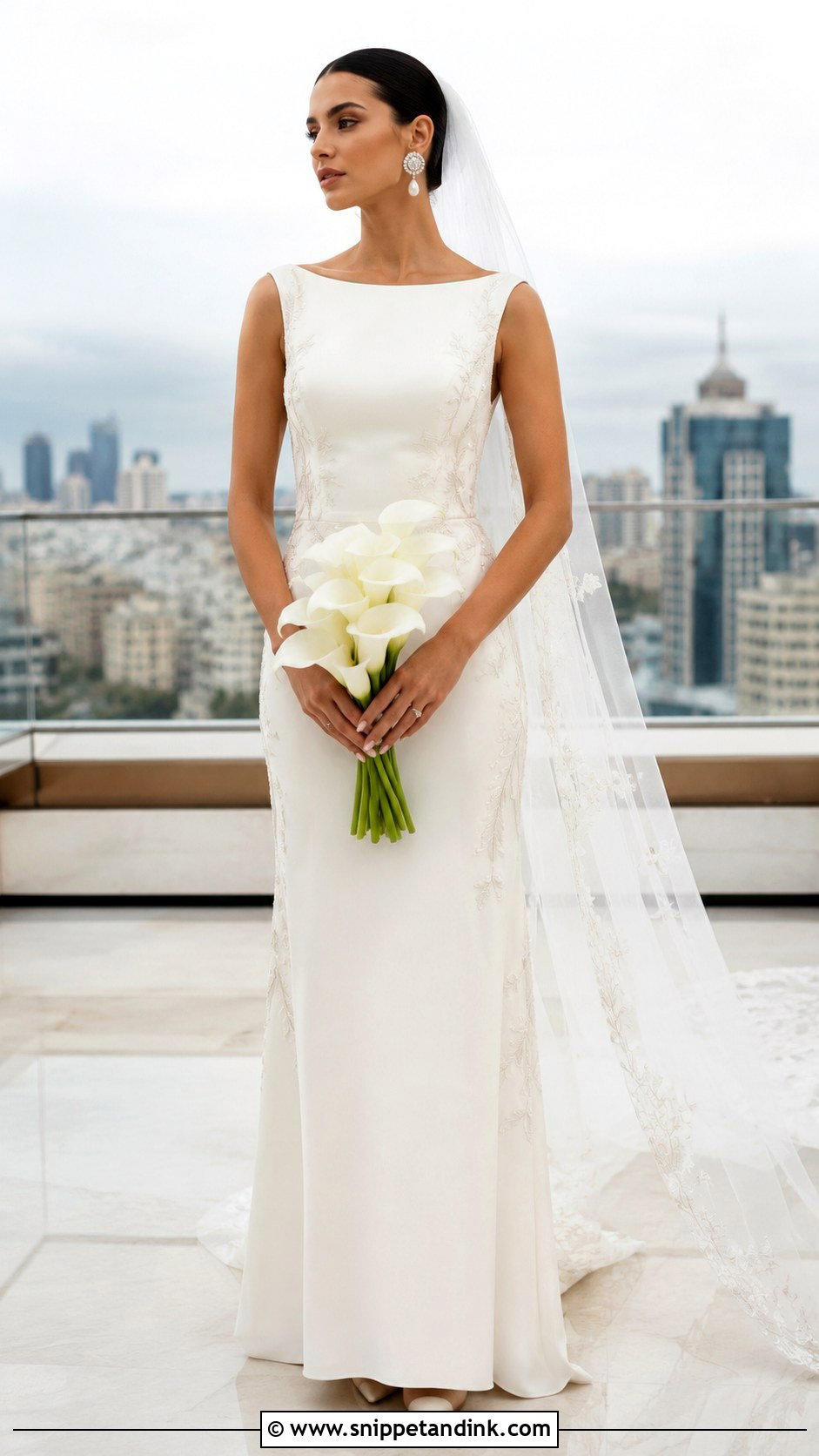 Lebanese Sheath Wedding Dress - Snippet and Ink - 25 Lebanese Wedding Dress Ideas