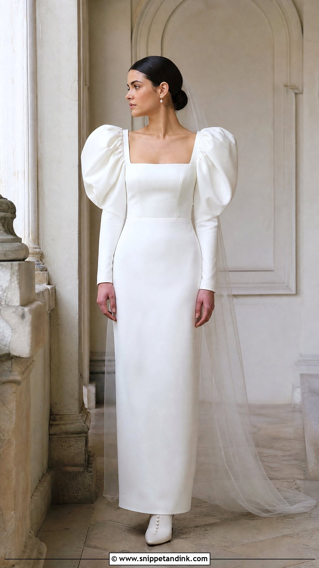 Leg Of Mutton Sleeve Wedding Dress - Snippet and Ink - 25 Old Fashioned Wedding Dress Ideas