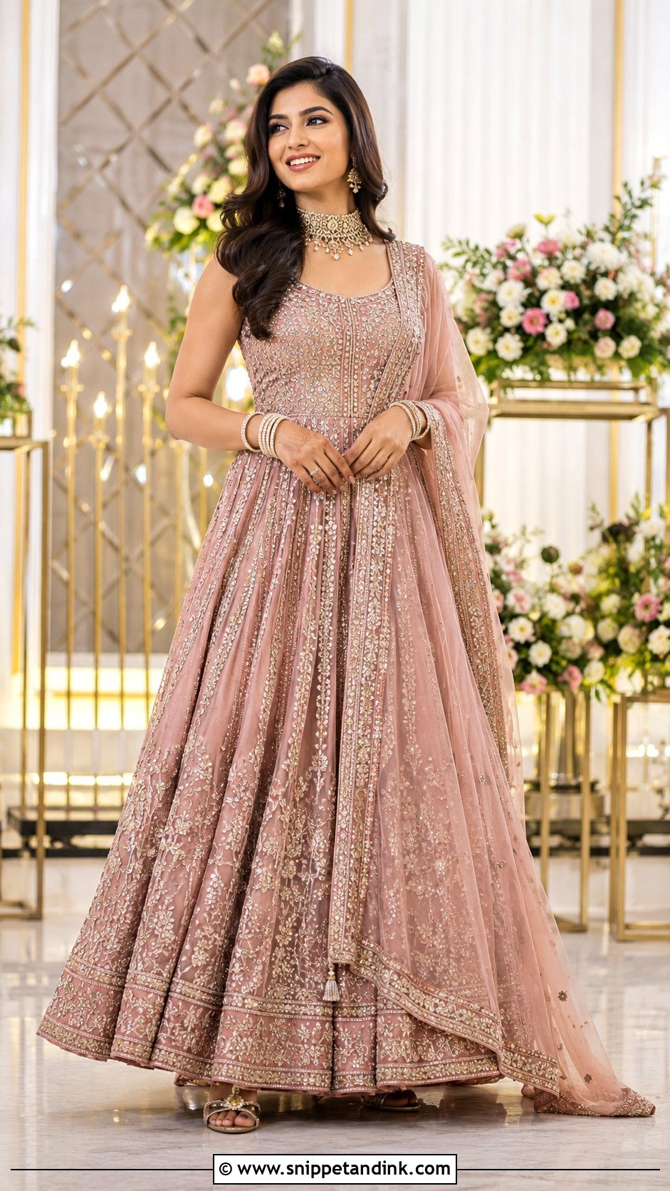 Lehenga Indian Wedding Gown - Snippet and Ink - 30 Indian Wedding Gowns