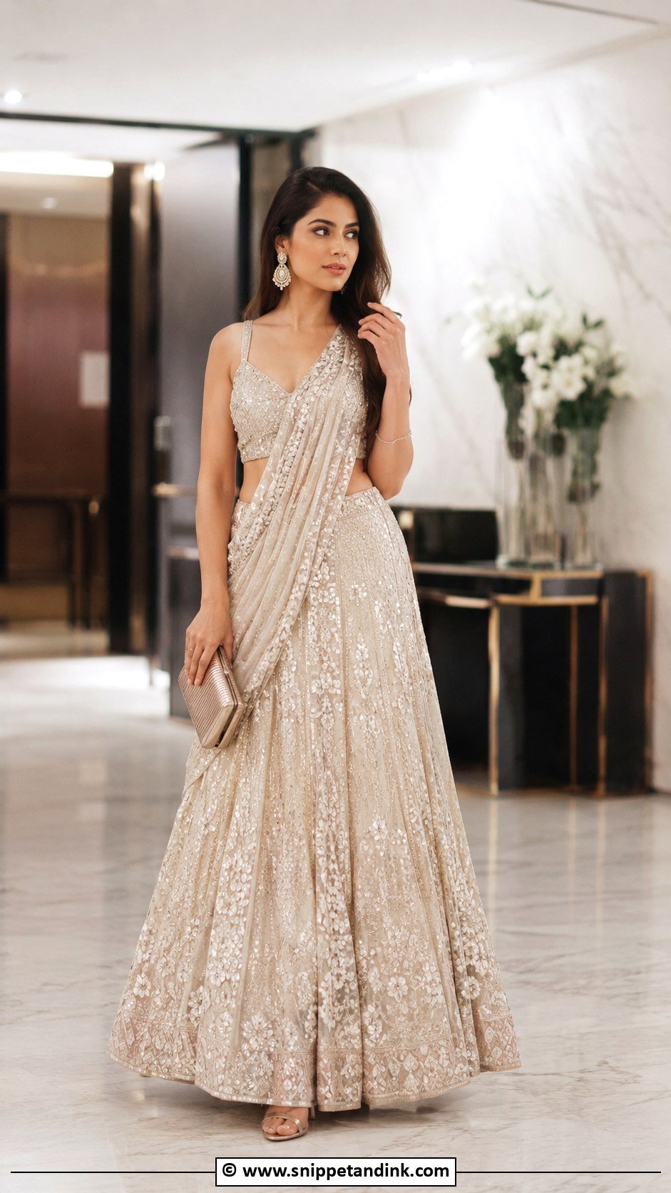 Lehenga Saree - Snippet and Ink - 30 Indian Wedding Dresses
